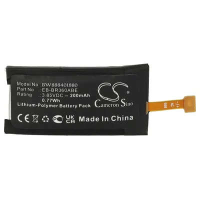 Produktbild von vhbw Akku Ersatz für Samsung GH43-04611B, EB-BR360ABE für Smartwatch Uhr Fitnessarmband (200 mAh, 3,85 V, Li-Polymer) + Werkzeug-Set
