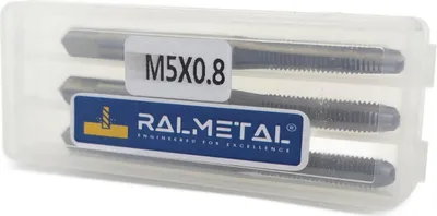 Obrázok produktu pre Ručné závitníky M5 x 0,8 DIN 352/3 6H HSS – sada 3 ks