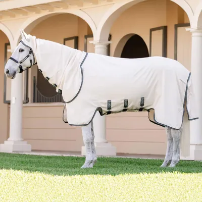 Produktbild von Horseware Rambo Hoody Ekzemerdecke 1000D Polyester mit integriertem Halsteil