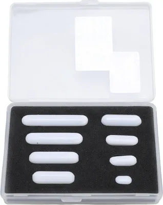 Produktbild von 8-teiliges Magnetrührstab-Set, PTFE-Rührstab, Mischstäbe für Laborrührer, 10 mm, 15 mm, 20 mm, 25 mm, 30 mm, 35 mm, 40 mm