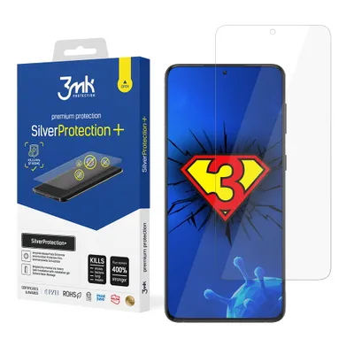 Produktbild von 3mk Display Antimikrobielle Schutzfolie SilverProtection+ für Samsung Galaxy S21+ 5G 0,21mm Self-Heal