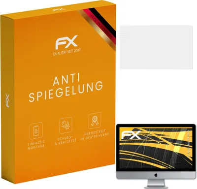 Produktbild von atFoliX FX-Antireflex Schutzfolie kompatibel mit Apple iMac 27 (2019) Displayfolie
