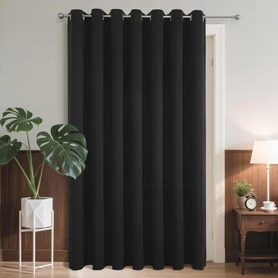 Productafbeelding van Verduisteringsgordijn met Oogjes 135x225 cm - Thermisch en Lichtbeschermend voor Binnen