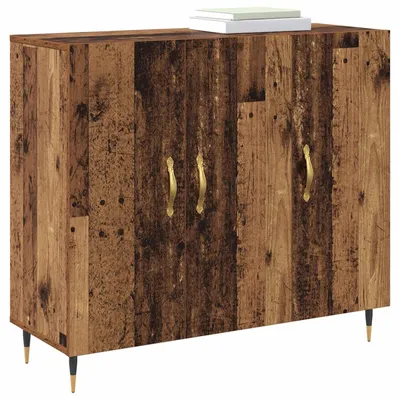 Zdjęcie produktu dla Bufet Stare drewno 90 x 34 x 80 cm Materiał drewnopochodny