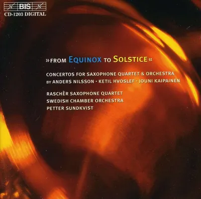 Obrázek produktu pro Anders Nilsson: Konzert für Saxophonquartett & Orchester