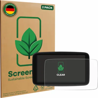 Produktbild von 2x ScreenLeaf Schutzfolie für TomTom Go Classic Lite 6" Displayschutz Display Schutz Folie Klar Transparent