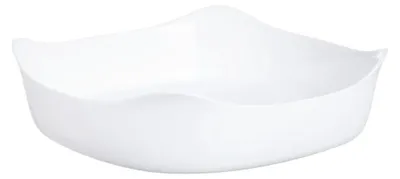Image de Plat à four carré blanc 29X29cm Smart Cuisine Carine 250°C - Luminarc - Opale culinaire extra léger et résistant