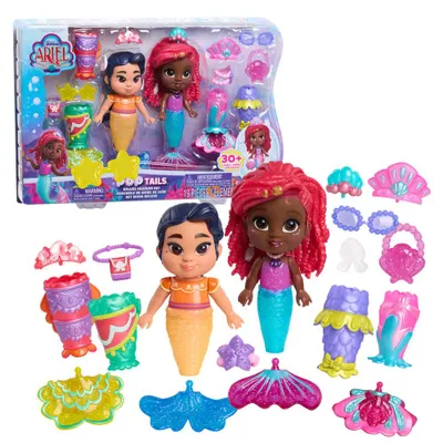 Produktbild von Just Play Disney Arielle die Meerjungfrau Puppe 19 cm – Arielle und Lucia im Set