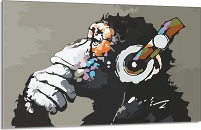 Produktbild von Herdabdeckplatte 80x52cm 1-teilig Glaskeramikkochfeld-Abdeckung Spritzschutz, Musik Grau