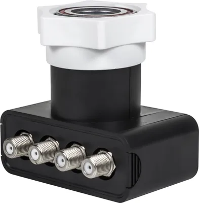 Produktbild von Megasat 0401106, Quad LNB, Schwarz, Weiß, F, 78 mm, 78 mm, 55 mm