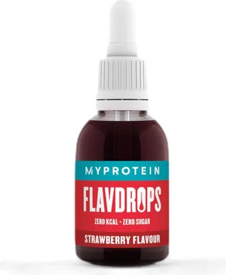 Productafbeelding van MyProtein | FlavDrops | Zonder calorieën - Zonder suiker, aardbeiensmaak
