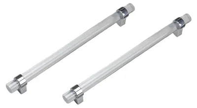 Productafbeelding van Inovra- Kastgrepen 192 mm - Transparant Acryl - Meubelgrepen - Deurgreep - Moderne Knoppen - Elegant Design - Meubelknoppen