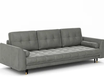 Produktbild von Sofa mit Schlaffunktion und Bettkaste Couch Grau Candy Riviera 91