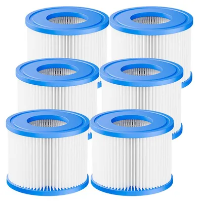 Immagine prodotto di Filtro per spa - Cartuccia filtrante tipo VI - 8 cm - Set da 6 pezzi