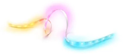 Produktbild von Philips Hue Essential Lightstrip 5 m, Intelligenter Leuchtstreifen, Bluetooth/Zigbee, Mehrfarbig, Silikon, Multi, 2200 K