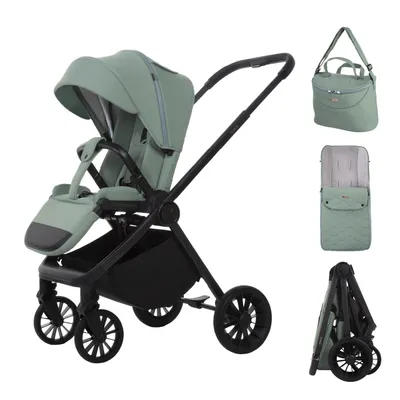 Zdjęcie produktu dla Babylux Wózek Spacerowy Dziecięcy SCALE – Wózek Podróżny z Funkcją Leżenia, Kompaktowy, Lekki, Teleskopowa Rączka, Składany, Torba, Akcesoria