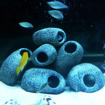 Produktbild von Aquarium Cichlid Stein Garnelen Zucht Felsen Höhle Aquarium Teich Ornament Nachbildung