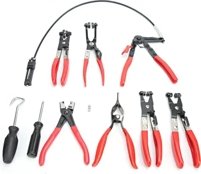 Produktbild von Kohlenstoffstahl-Ölrohr, gebogenes Rohr, Schlauchzange, Klemmen, Auto-Reparatur-Werkzeug-Set