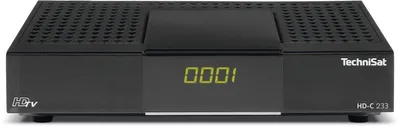 Immagine prodotto di Ricevitore HDTV TechniSat per antenna, con 1 porta HDMI, 1 porta USB e 1 connettore Scart, colore nero