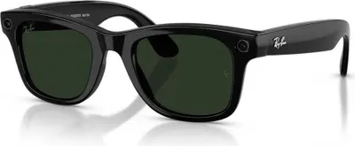 Produktbild von Ray-ban Wayfarer Meta Gen 2 Photochrome Sonnenbrille Schwarz Transitions Graphite Green/CAT1-3 / 53 Schwarz Transitions Graphite Green/CAT1-3