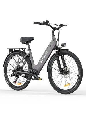 Produktbild von HillMiles E Bike, City E-Bike & E-Hollandrad mit 36V 13Ah Akku bis zu 80-100km, SHIMANO 7-Gang, 250W Motor&25km/h, MileCity1