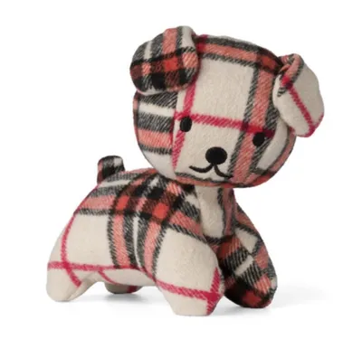 Immagine prodotto di Miffy & Friends beige Snuffy il cane beige peluche a quadri 30 cm
