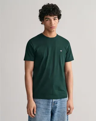 Image de GANT T-shirt à visière normale, Vert M