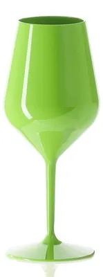 Produktbild von 36 Mehrweg Wein Cocktail Gläser Spritz grün Tritan 470ml Wiederverwendbar Kunststoff unzerbrechlich