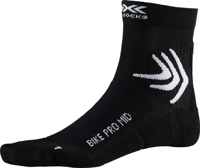 Produktbild von X-SOCKS Biking Pro Mid Fahrradsocken Unisex opal black 35-38