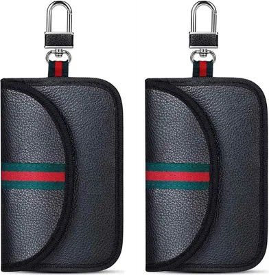 Produktbild von 2x RFID-Schutzhülle für Autoschlüssel, RFID-Schutzhülle für schlüssellose Signale