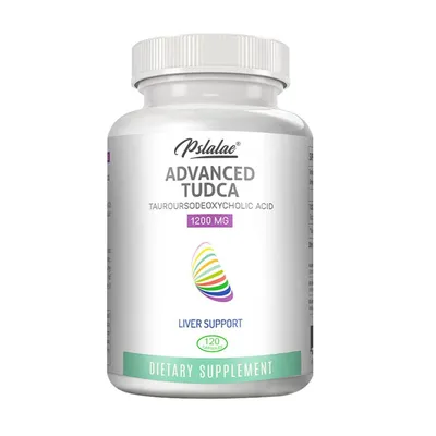 Produktbild von Advanced TUDCA 1200mg (120 Kapseln) Nahrungsergänzungsmittel, Leber, Entgiftung, Reinigung, Immunsystem, Lebergesundheit, Tauroursodeoxycholic Acid