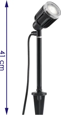 Produktbild von Konstsmide Amalfi LED Stableuchte schwarz lackiertes Aluminium, Kunststoff 7645-000