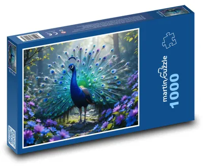 Zdjęcie produktu dla martinpuzzle - Puzzle 1000 elementów - Páv