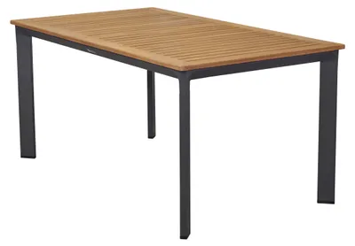Produktbild von LC Garden »Unicamo« Esstisch anthrazit/Teak 200x100cm Esstisch Gartentisch Terrassentisch