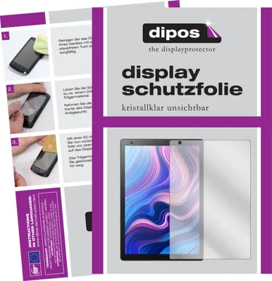 Produktbild von 1x Schutzfolie für Vankyo MatrixPad Z10 10.1 Zoll klar Displayschutzfolie Folie Display Schutz dipos