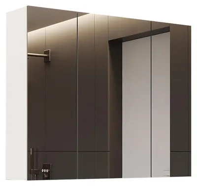 Zdjęcie produktu dla Szafka łazienkowa z lustrem DJ503948, 70 x 60 x 16 cm, biała