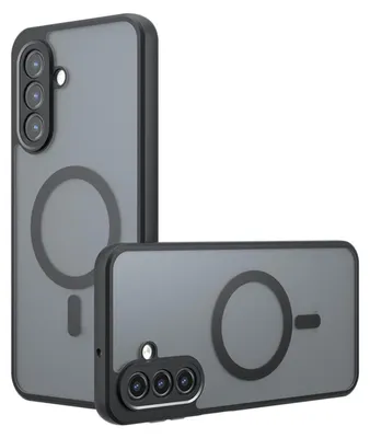 Produktbild von Für Samsung Galaxy A17 5G / 4G Armor MagSafe TPU PC Hybrid Schutz Hülle Schwarz