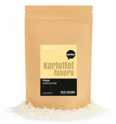 Produktbild von Wohltuer Kartoffelfasern Premium aus Deutschland ab 1000g