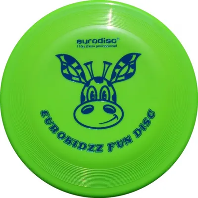 Produktbild von Kinderfrisbee Eurodisc Kidzz Giraffe Green ED110GRGF Grün 23 cm