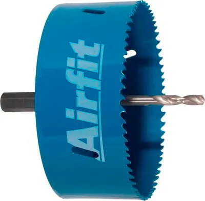 Immagine prodotto di fresa a cerchio airfit 152 mm, HSS bimetallico con supporto, per plastica e metallo