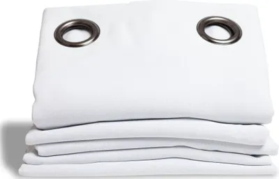 Produktbild von MOONDREAM  Akustikvorhang 3in1 | Lärmschutz | Thermoisolierung | 100% Verdunkelung | Patentierte Technologie | Ösen | Weiß MC720 | 140B x 260H cm