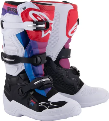 Image de Bottes Alpinestars Tech7S W/B/Rainbow Taille : 7