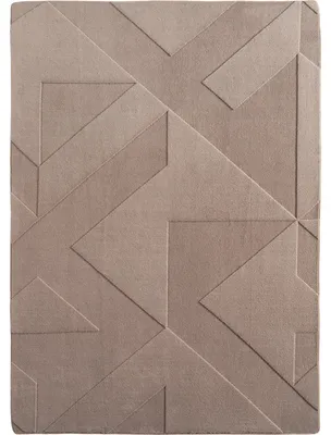 Produktbild von Carpetsale24 Boho Teppich Skandinavischer Kurzflor mit 3D Effekt, Waschbar Teppich für Wohnzimmer, Grösse: 120x170 cm
