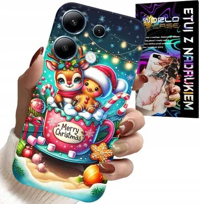 Image de Pochette pour Xiaomi Note 13 4G - Renifer Z Piernikiem Joyeux Noël