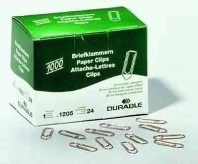 Produktbild von DURABLE Briefklammern 26mm verkupfert Pckg