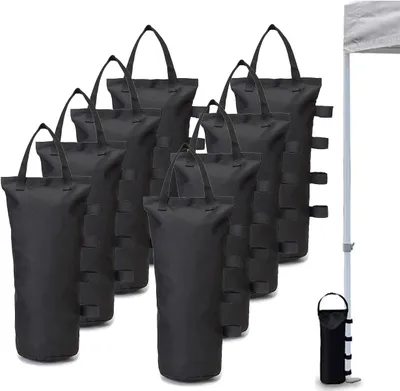 Obrázok produktu pre Záťažové vrece na stan 8-pack, čierne, pre vyskakovacie stany