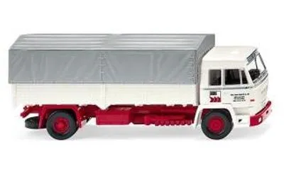 Produktbild von Wiking LKW Büssing BS16L Pritsche/Plane Bruns 084911