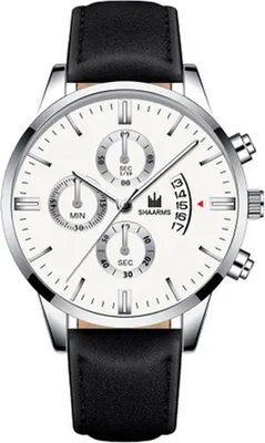 Image de Montre Ramon - Élégance Noir et Argenté pour Hommes KP11597