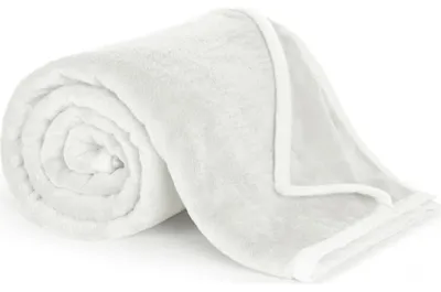 Zdjęcie produktu dla Koc Korall micro - Biały - 150x200