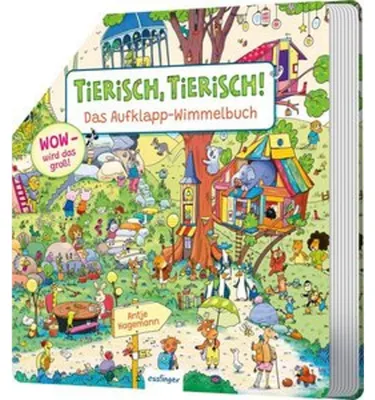 Obrázok produktu pre Tierisch, Tierisch! Das Aufklapp-Wimmelbuch